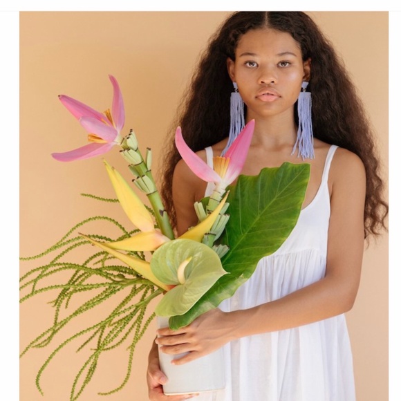 Casa Clara NWT Sutton Tahoe Blue Earrings - Picture 2 of 6